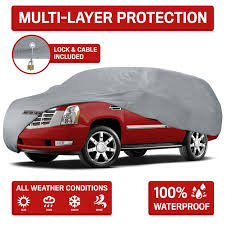 Maybe you would like to learn more about one of these? Motor Trend 4 Layer 4 Season Auto Waterproof Outdoor Uv Protection For Heavy Duty Use Full Car Cover For Vans Suvs Crossovers 4 Size Walmart Com Walmart Com