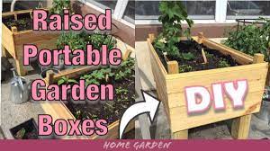 Build this raised bed the herb wheel planter the herb wheel planter. Diy Raised Portable Garden Bed Planter Boxes Home Garden Plant Tour Youtube