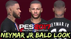 Pes 2017 face neymar junior psg by mohamed elaraby. Pes 2017 Neymar Jr New Bald Look Download Install Youtube
