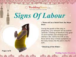 Signs Of Labour