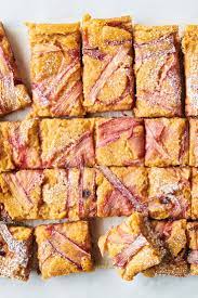 Rhubarb Custard Bars Recipe Recipe Rhubarb And Custard Rhubarb Custard Bars Rhubarb Recipes