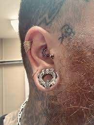 Ear Tunnels By Rusty Cyborg Creations Body Jewelry Belly Rings Ear Ear Tunnels
