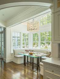 An amazing kitchen with a rolling ladder to access high cabinets as well as a stunning 10 by 4 foot carrara marble topped island! 75 Beautiful Kitchen Dining Room Combo Pictures Ideas April 2021 Houzz