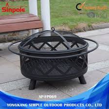 Its decorative base cleverly conceals a propane tank (not included) and control panel, making it an attractive centerpiece for your outdoor living space. China Steel Round Lowes Outdoor Ceramic Fire Pits With Lid China Fire Pit Lid Ceramic Fire Pit