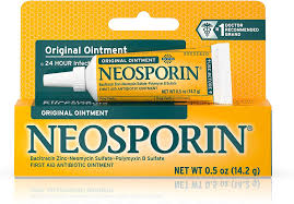 Amazon Com Neosporin Original First Aid Antibiotic Ointment With Bacitracin Zinc For 24 Hour Infection Protection Wound Care Treatment And The Scar Appearance Minimizer For Minor Cuts Scrapes And Burns 5 Oz Health