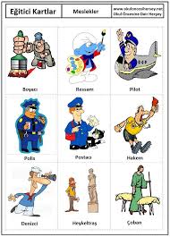Okul Oncesi Egitici Kartlar Flash Card Meslekler 6 Jpg 750 1047 Hayvan Kartlari Kartlar Okul