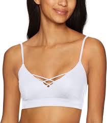 alo yoga womens interlace bra white s