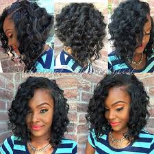 Interlocked hair spiced up with brown roots and blonde ends. Beach Curl Bob Easy Get Up And Go Style For The Summer Medium Length Hair Styles African American Bobs Hairstyles Thick Hair Styles