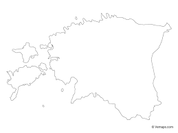 Detailed map of estonia and neighboring countries. Outline Map Of Estonia With Counties Free Vector Maps