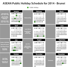 The public holidays have been updated to the official dates as published by the malaysian public national holidays and state holidays cuti persekutuan dan cuti negeri. Asean Public Holiday Schedule For 2014 Asean Business News