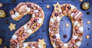 Gateau Du Nouvel An 2020 Number Cake 3 Chocolats Gateau Nouvel An 3 Chocolat Gateaux Aux Numeros