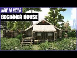 Ark How To Build A Beginner House Youtube Building Wooden Double Doors Ark Survival Evolved