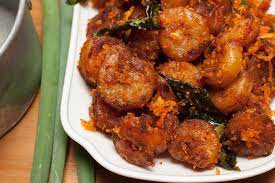 Kerala Prawns Shrimp Chemmeen Konchu Fry Recipe A Little Bit Of Spice Recipe Indian Food Recipes Prawn Recipes