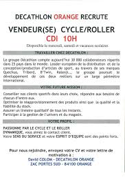 Offre D Emploi Decathlon Orange Jpg 600 912 Blog Images Decathlon Blog