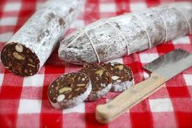 Orange Chocolate Dessert Salami Saucisson Au Chocolat Vegan Chocolate Vegan Desserts Chocolate Salami Recipe