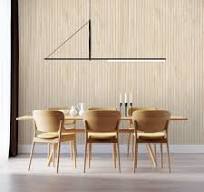 ULTRALIGHT Flexible Lightweight White Oak Acoustic Wood Slat Wall Panels with Grey Felt Backing - White Oak / Grey / 94.5 in x 47.2 in