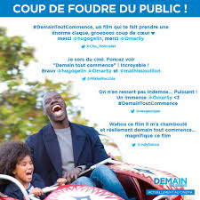 Demain tout commence, un film de hugo gélin avec omar sy, clémence poésy et gloria colston. Demain Tout Commence Posts Facebook