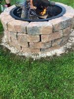 Full project details on lowes.com: Firepit Kit 43 5 In X 12 5 In Fire Pit Lowes Com Fire Pit Kit Fire Pit Outdoor Fire Pit