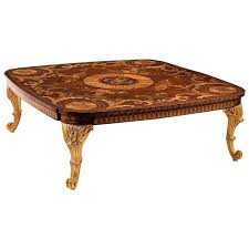 Alivar sax coffee table $4,023.00. T101 C Italian Coffee Table In Wood With Inlaid Top And Gold Carved Legs Zanaboni For Sale At 1stdibs