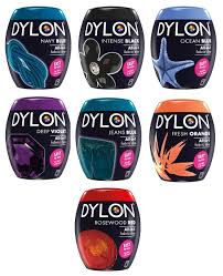 A00129 Dylon Fabric Dye Pods For Washing Machine Full Colour Range