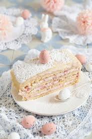 Marzipan Torte Gefullt Mit Einer Fruchtigen Himbeer Mascarpone Creme Lisbeths Puddingcreme Fur Torte Mascarponecreme Fur Torte Marzipantorte