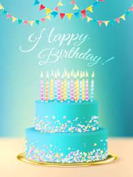 Descargue pasteles con nombre de feliz cumpleaños o edite cumpleaños con nombre. Mensaje De Feliz Cumpleanos Con Pastel Realista Vector Gratis