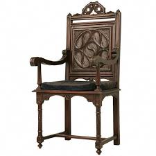 C 1900 Gothic Hand Carved Oak Chair For Sale Antiquefurniturestyles Oak Chair Chair Antique Furniture For Sale