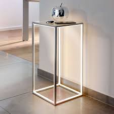 Illuminated Side Table Delux 60 Cm High In 2020 Side Table Led Floor Lights Floor Lights