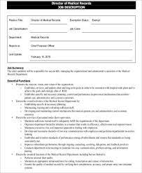 Free 9+ Medical Director Job Description Samples In Ms Word | Pdf