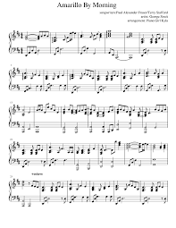 Maybe you would like to learn more about one of these? Latestamarillo By Morning Sheet Music For Piano Solo Musescore Com