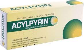 Znižuje horúčku a tlmí bolesť. Acylpyrin 10 Tablet Zdravi Euro Cz