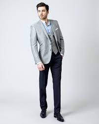 Découvrez notre grande collection de pantalons et pantalons imperméables de randonnée. Veste De Lin Gris Glace Avec Gilet Coordonne 1 Jpeg 1500 1875 Well Dressed Men Stylish Work Attire Three Piece Suit