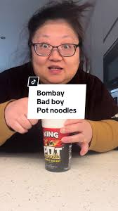 Trying Bombay badboy pot noodles #mamamcchan #potnoodles #bombaybadboy...