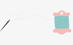 Cute Graffiti Coil And Needle Thread Png And Vector Sewing Artwork Sewing Logo Hand Embroidery Patterns Flowers