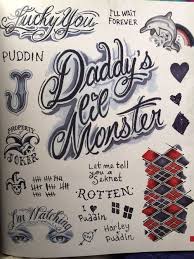 Harley Quinn Find What You Love And Let It Kill You Tattoo Pin On Tattoos