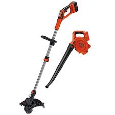 Black And Decker Corded Weed Eater Lowes 9 Black Decker Lcc140 Trimmer And Sweeper Combo Kit Black Decker Combo Kit Trimmers