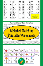 Match upper and lower case letters in this great alphabet review quiz. 10 Best Alphabet Matching Printable Worksheets Printablee Com