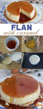 Flan With Caramel Video Recipe Recipe Petitchef Recipe Desserts Flan Dessert Recipes