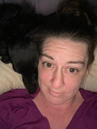 Every night my boy comes and sleeps next to me in “his” blanket. I couldn't  find him because he's usually