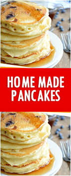 This Easy To Follow Recipe Makes The Best Homemade Pancakes These Pancakes Are Light And Fluffy Homemade Pancakes Homemade Pancake Recipe Sweet Pancake Recipe