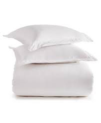 Goodful Solid 3 Pc Full Queen Duvet Set 300 Thread Count Hygro Cotton Created For Macy S White Duvet Sets Bedding Collections King Duvet Set