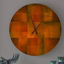 Make every second count with modern wall clocks. Ebern Designs Dream Big Abstract In Orange Brown Red Abstract Contemporary Modern Metal Wall Clock Reviews Wayfair