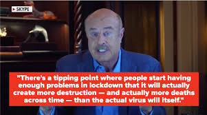 When he sits down with someone suffering from a seriously incapacitating illness such as obsessive compulsive disorder or bipolar disorder, do they realize that this doctor merely completed a phd program and wrote a dissertation on rheumatoid arthritis in 1979? Dr Phil S Comments On The Coronavirus Lockdown Have People Calling Him Mr Phil
