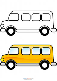 Match Up Coloring Pages School Bus Kidspressmagazine Com School Bus Drawing School Bus Clipart School Bus