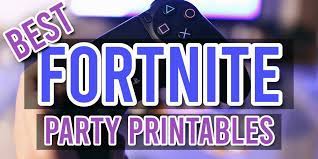Fortnite mejores controles fortnite movil players trolled. Fortnite Printables For Your Best Party In 2021 Parties Made Personal