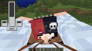 1boy 3d 3girls animated bia prowell (slipperyt) blue eyes brown  hair ellie walls female flower in hair gameplay horny female human female  humanoid jenny belle (slipperyt) male pov mine-imator
