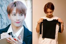 Slipped into the diamond life and fell head over heels for a long haired angel ♥. Seventeen Jeonghan And His Tiny Little Sweater Korebu Com En