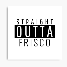 Pouch attachment tab is same widt﻿h as the pouch (5 inches). Frisco Texas Canvas Prints Redbubble