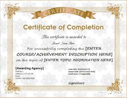 Certificate Of Completion For Ms Word Download At Http Certifica Graduation Certificate Template Certificate Of Completion Template Certificate Of Completion