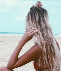 Long beach hotel, long beach. Beach Hair Natural Waves Brunette Blonde Summer Highlights Messy Manes Long Locks Discover More D Hair Styles Long Hair Styles Salty Blonde